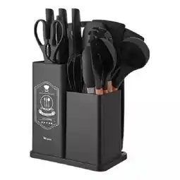 Falabella Juego De Utensilios De Cocina Silicona De 19 Piezas negro oferta