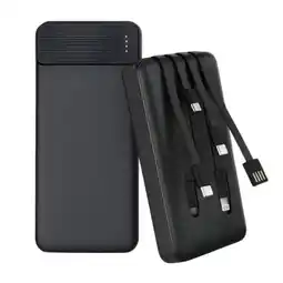 Falabella Power Bank Batería Portátil 20000mah Carga Rápida Linterna Negro oferta