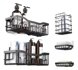 Falabella Organizador Estante Almacenamiento Baño Ducha 5 Piezas oferta