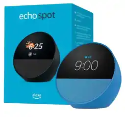 Falabella Alexa Echo Spot Parlante Inteligente Pantalla Reloj Despertador oferta