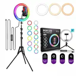 Falabella Aro De Luz 26 Cm Rgb Led Con Trípode Profesional 2 Mts oferta