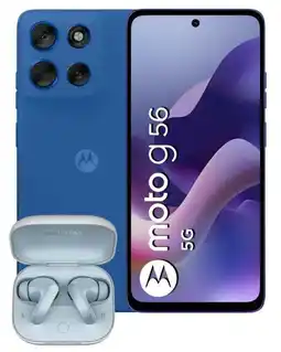 Falabella Combo Celular G56 5G 256Gb 8Ram Azul + Moto Buds oferta
