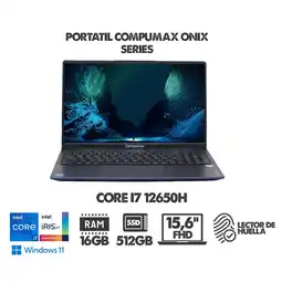 Falabella PORTATIL ONIX SERIES INTEL CORE I7 12650H- 16 FHD - RAM 16GB SSD 512GB - IRIS XE - LECTOR DE HUELLA oferta