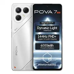 Falabella Celular Tecno POVA 7 5G 256GB 8GB (Ampliable a 16GB) Blanco oferta