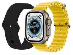 Falabella Smartwatch S8 Ultra Infantil Niños Pantalla 45mm Amarillo Dos Pulsos oferta