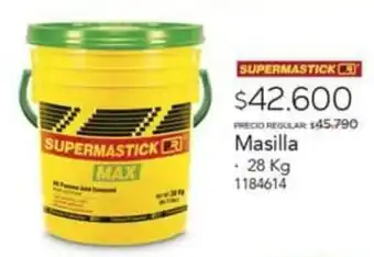 Supermastick Masilla 28kg
