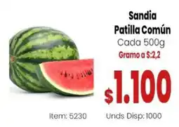 Mercamio Sandia Patilla Común oferta