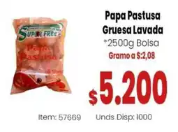 Mercamio Papa Pastusa Gruesa Lavada oferta