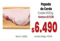 Mercamio Papada de Cerdo oferta
