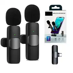 Falabella Micrófono Inalámbrico de Solapa Conector USB-C Set x2 Unidades Tiktok Influencer Redes oferta