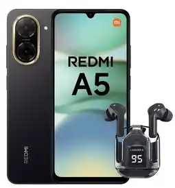 Falabella Celular Redmi A5 4G 64GB 3GB RAM Negro + auriculares bluetooh oferta