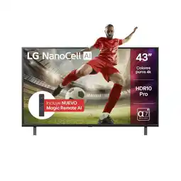 Falabella Televisor 43 Pulgadas Nanocell 4k Uhd Webos25 Channels Gratis Magic Remote 43nano80asa oferta