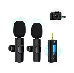 Falabella Micrófonos De Solapa Inalámbricos K35 X 2 MIC PLUG oferta