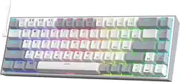 Falabella Teclado Mecánico Gamer K631 WG Castor Gery Switches Rojos USD oferta