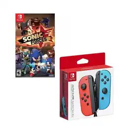 Falabella Control Switch Joy-con Neon Con Juego Sonic Forces oferta