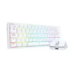 Falabella COMBO TECLADO MECÁNICO Y MOUSE K617RGB SP + M724 BLANCO S143W oferta
