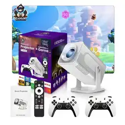 Falabella Proyector de Videojuegos HCS350 Max 1080P 4K Comando De Voz + Juegos Integrados oferta