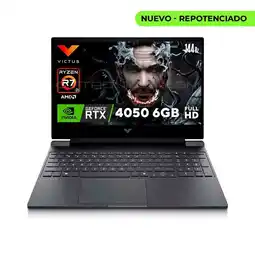 Falabella Portátil Gamer Victus 15-fb3022la AMD R7-7445HS 16GB RAM 512GB SSD RTX4050 6GB oferta