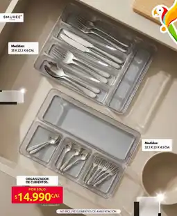 Ara Smukee organizador de cubiertos oferta