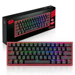 Falabella Teclado Gamer Fizz Pro K616-Rgb Black-Red oferta