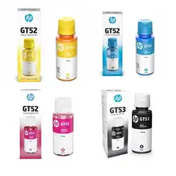 Falabella Kit tintas GT52 Amarilla, Cian, Magenta + GT53 Negra oferta