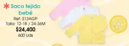 Almacenes Only Saco tejido bebé oferta