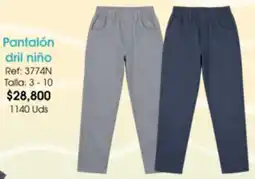 Almacenes Only Pantalón dril niño oferta