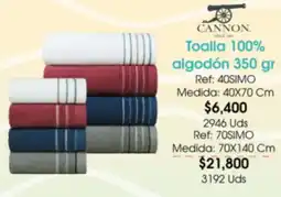 Almacenes Only Toalla 100% algodón oferta