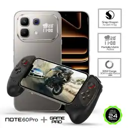 Falabella Celular | Note 60Pro | 5G | 256 GB | 8GB RAM | oferta