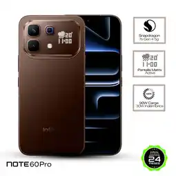 Falabella Celular | Note 60Pro | 5G | 256 GB | 8GB RAM | oferta