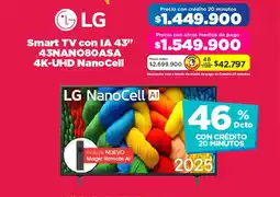Alkomprar LG Smart TV con IA 43" oferta