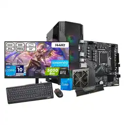 Falabella Torre Gamer I5 14400 Pro B760m-e Ram8gb DDR5 Ssd480gb RTX 5050 8GB Combo Kaspersky oferta
