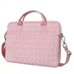 Falabella Bolso Cosmo Rosado Comp. Laptop 13” Impermeable Con Cremallera Protegida oferta