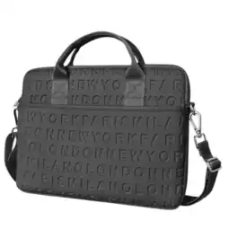 Falabella Bolso Cosmo Negro Comp. Laptop 13” Impermeable Con Cremallera Protegida oferta