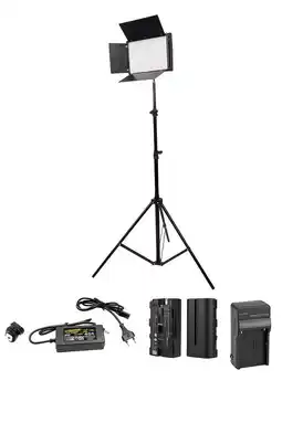 Falabella Panel Luz De Video Led Para Fotografía Profesional Estudio - Negro - Blanco Cálido oferta