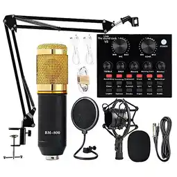 Falabella Micrófono de Condensador BM800 con Soporte de Brazo Color Negro oferta