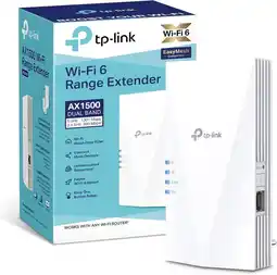 Falabella Repetidor AX1500 WiFi 6 5G Doble Banda Mesh Tp-Link RE500X App oferta
