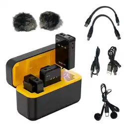 Falabella Micrófono Inalámbrico de Solapa 2.4 GHz con Retorno en Tiempo Real – Tipo C y iPhone oferta