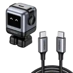 Falabella Kit Cargador Robot Carga Rápida Robot 30W + Cable Datos y Carga USB-C 60W 1Metro Negro oferta