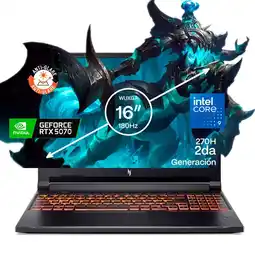 Falabella Portátil Gamer Nitro V16 Intel Core 9 270H RAM 24GB SSD 8 TB RTX 5070 oferta