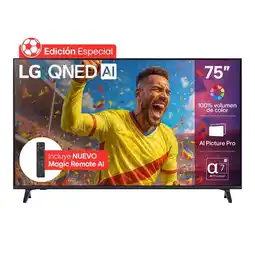 Falabella Televisor | | 75 pulgadas | 4K Ultra HD QNED | con IA Magic Remote | 75QNED73ASC oferta