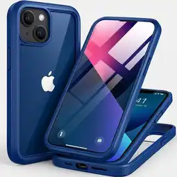 Falabella Estuche Protector Case Funda 2 En 1 Full 360 Para Iphone 13 Azul oferta