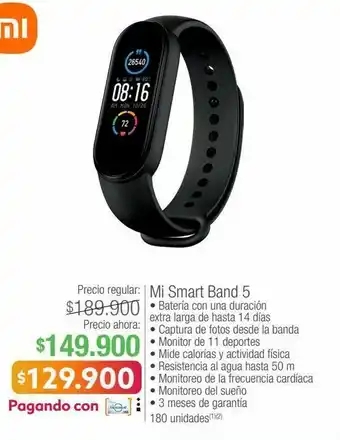 Jumbo Mi smart band 5 oferta