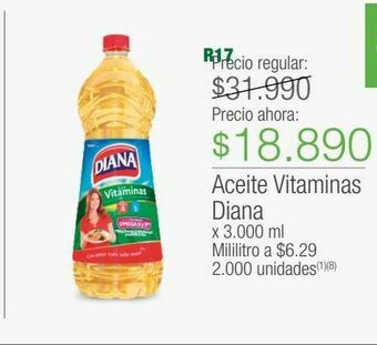 Jumbo Aceite vitaminas diana x 3.000 ml oferta