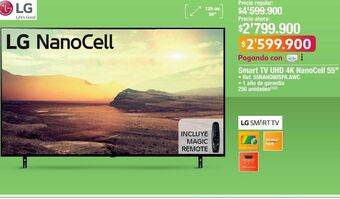 Jumbo Smart tv uhd 4k nanocell 55" oferta