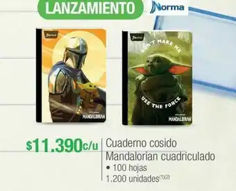 Jumbo Cuadernos norma mandalorian oferta
