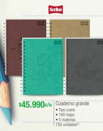 Jumbo Cuadernos scribe oferta