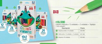 Jumbo Lápices de colores scribe oferta