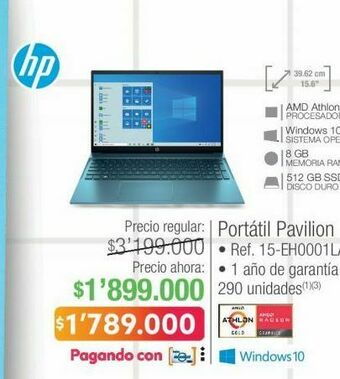 Jumbo Notebook hp oferta