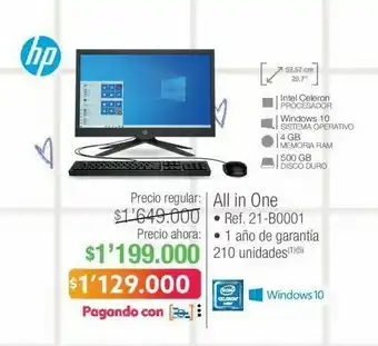 Jumbo Computador de mesa hp oferta